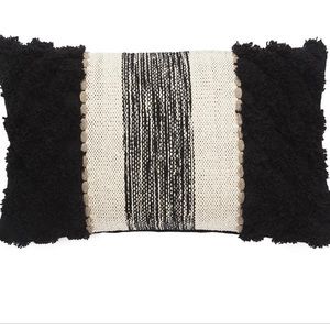 Jaipur boho bohemian fringe pillowcase new 12x20